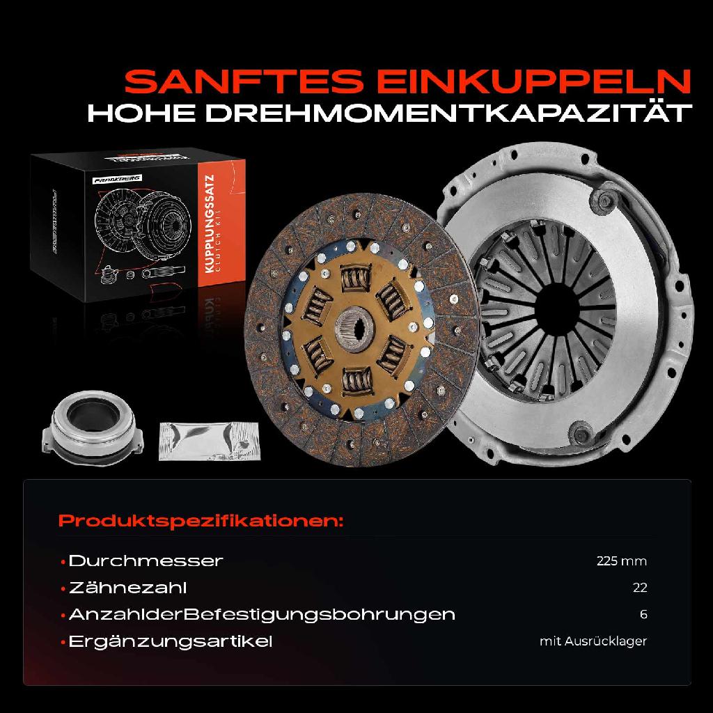 1x Kupplungssatz für Mazda 6 Hatchback GH 6 Kombi 6 Stufenheck 1.8L 2.0L