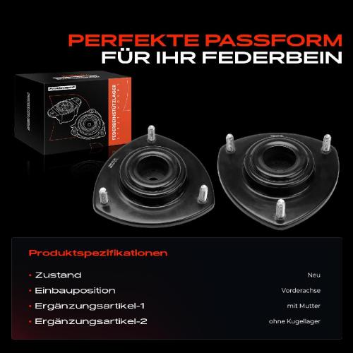 2x Domlager Federbeinstütz lager für Mitsubishi Grandis NAW 2004-2011 Bild 2x Domlager Federbeinstütz lager für Mitsubishi Grandis NAW 2004-2011