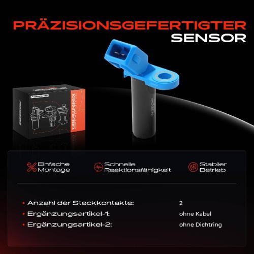 1x Kurbelwellensensor Impulsgeber für Ford Focus II III C-Max II Fiesta IV Fusion Mondeo IV 1.6L Bild 1x Kurbelwellensensor Impulsgeber für Ford Focus II III C-Max II Fiesta IV Fusion Mondeo IV 1.6L