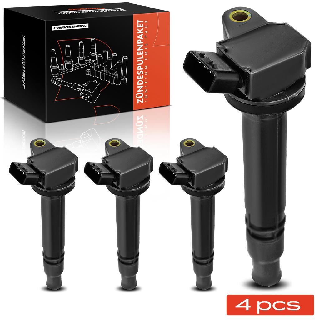 Frankberg 4x Zündmodul Zündspule für Toyota Celica T23 Corolla E12 1.8L 1999-2007
