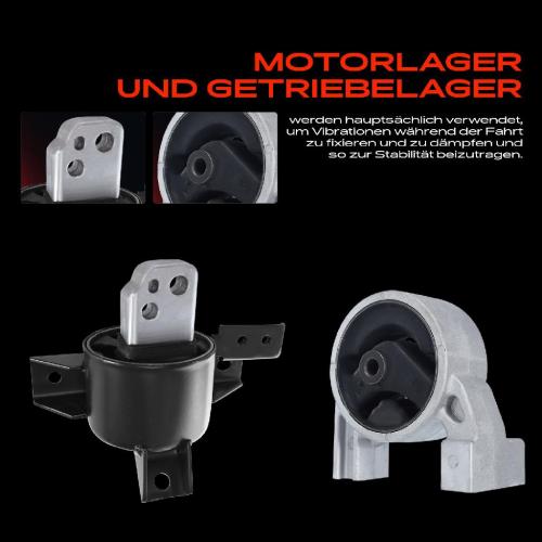 3x Motorlager Getriebelagerlager Links für Hyundai Accent MC KIA Rio II Bild 3x Motorlager Getriebelagerlager Links für Hyundai Accent MC KIA Rio II
