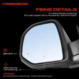 1x Außenspiegel Links für Citroën Berlingo Kasten/MPV Multispace Peugeot Partner Tepee