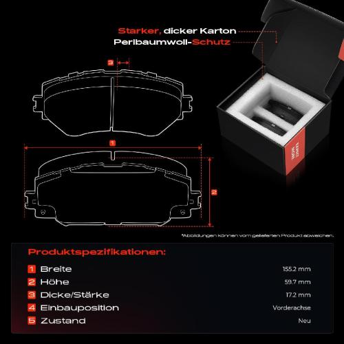 4x Bremsbeläge Vorderachse für Nissan Juke Renault Captur I II Clio V Fluence Grand Scénic III Megane CC Bild 4x Bremsbeläge Vorderachse für Nissan Juke Renault Captur I II Clio V Fluence Grand Scénic III Megane CC