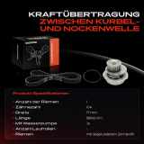 1x Zahnriemensatz Zahnriemen Wasserpumpe für Opel Ascona Kadett E T85 Corsa Vectra