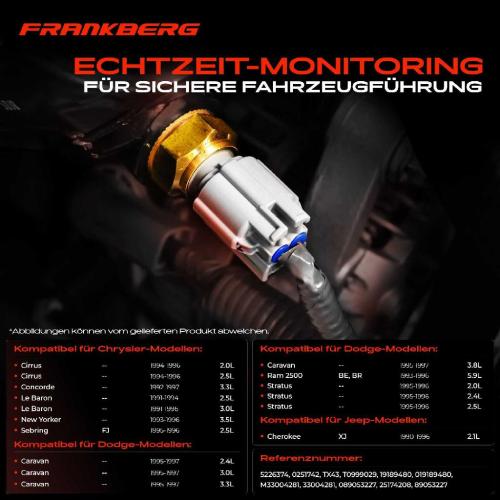 1x Kühlmitteltemperatur Sensor Temperatursensor für Jeep Cherokee Grand Cherokee I Bild 1x Kühlmitteltemperatur Sensor Temperatursensor für Jeep Cherokee Grand Cherokee I