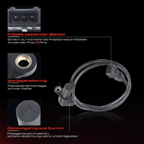 1x Kurbelwellensensor Impulsgeber für Opel Astra F Corsa B Tigra Vectra B 1.4L Bild 1x Kurbelwellensensor Impulsgeber für Opel Astra F Corsa B Tigra Vectra B 1.4L
