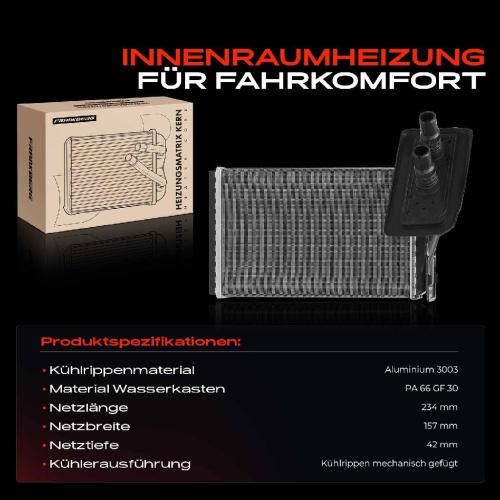 1x Wärmetauscher Innenraumheizung für Nissan Kubistar X76 X80 Renault Kangoo KC0/1 Bild 1x Wärmetauscher Innenraumheizung für Nissan Kubistar X76 X80 Renault Kangoo KC0/1