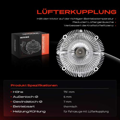1x Lüfterkupplung Kühlerlüfte für Nissan Patrol GR V Wagon Y61 Pick-up D22 2.5L 2.8L Bild 1x Lüfterkupplung Kühlerlüfte für Nissan Patrol GR V Wagon Y61 Pick-up D22 2.5L 2.8L