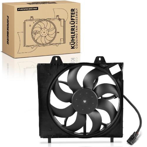 Frankberg 1x Motorkühller Einfachlüfter mit Kühlerlüfterrahmen Peugeot 208 II 2008 II CitroënC4 III Opel Bild Frankberg 1x Motorkühller Einfachlüfter mit Kühlerlüfterrahmen Peugeot 208 II 2008 II CitroënC4 III Opel