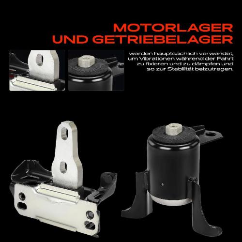 1x Motorlager Getriebelagerlager Vorne für Ford Fiesta VI 1.6L 2010-2016 Bild 1x Motorlager Getriebelagerlager Vorne für Ford Fiesta VI 1.6L 2010-2016