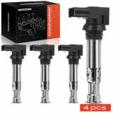 Frankberg 4x Zündmodul Zündspule für VW Golf Plus V VI Polo Passat Beetle Bora Variant Caddy Kasten/MPV