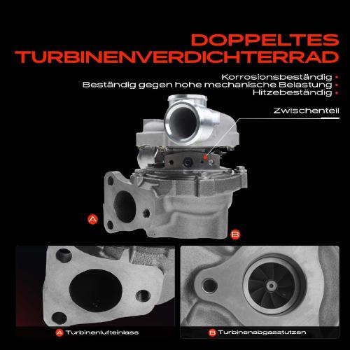 1x Abgasturbolader für Hyundai i40 VF i40 CW iX35 EL ELH LM Tucson TL TLE KIA Sportage QL QLE SL Bild 1x Abgasturbolader für Hyundai i40 VF i40 CW iX35 EL ELH LM Tucson TL TLE KIA Sportage QL QLE SL