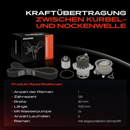1x Zahnriemensatz Zahnriemen Wasserpumpe für VW Polo Golf Passat Audi A3 8P1 A2 Ford Seat Skoda Bild 1x Zahnriemensatz Zahnriemen Wasserpumpe für VW Polo Golf Passat Audi A3 8P1 A2 Ford Seat Skoda