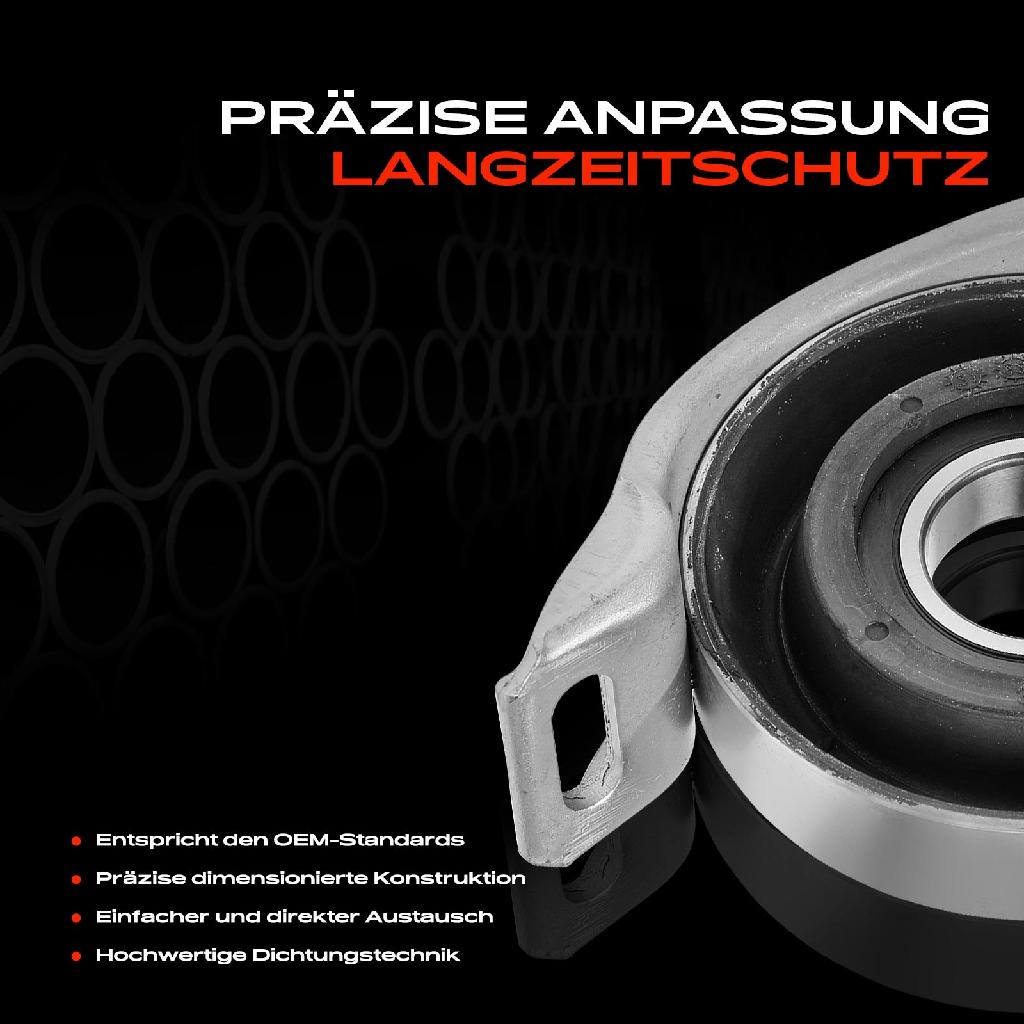 1x Lagerung Gelenkwelle Kardanwellenlager für Mercedes-Benz W202 S202 CLK C208 SLK R170