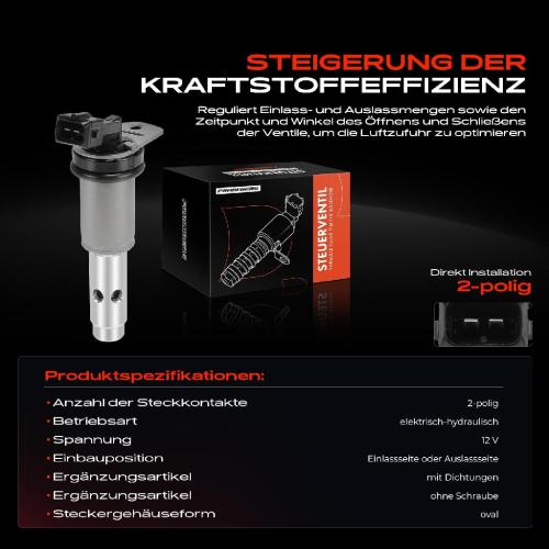 1x Steuerventil Nockenwellenverstellung für BMW 1er E81 3er E90 E91 E92 E93 5er E60 E61 Z4 Bild 1x Steuerventil Nockenwellenverstellung für BMW 1er E81 3er E90 E91 E92 E93 5er E60 E61 Z4