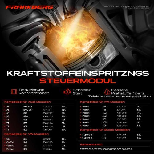 1x Steuergerät Kraftstoffpumpe für VW Golf VI Passat Audi A1 A3 TT Skoda Superb II Bild 1x Steuergerät Kraftstoffpumpe für VW Golf VI Passat Audi A1 A3 TT Skoda Superb II