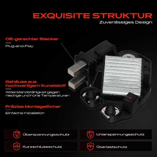 1x Lichtmaschinenregler Generatorregler für MINI Mini Cabriolet R56 R57 R55 R58 Bild 1x Lichtmaschinenregler Generatorregler für MINI Mini Cabriolet R56 R57 R55 R58
