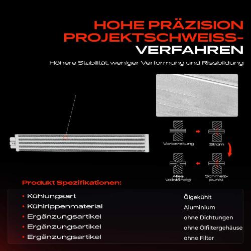1x Ölkühler Motoröl für Mercedes-Benz AMG C190 C-Klasse W204 E-Klasse W212 Bild 1x Ölkühler Motoröl für Mercedes-Benz AMG C190 C-Klasse W204 E-Klasse W212