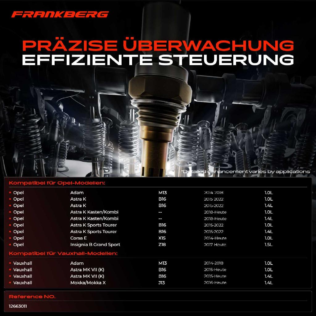 1x Lambdasonde Regelsonde Vor Katalysator für Opel Adam M13 1.0L 2014-2018