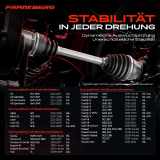 1x Antriebswelle Vorderachse Rechts für VW Golf VII Passat Touran Van Caddy Audi A3 Seat Skoda Yeti