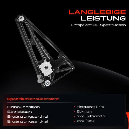 1x Fensterheber Hinten Links für BMW E38 728I 730I 735I 740I 750I 94-01 Bild 1x Fensterheber Hinten Links für BMW E38 728I 730I 735I 740I 750I 94-01