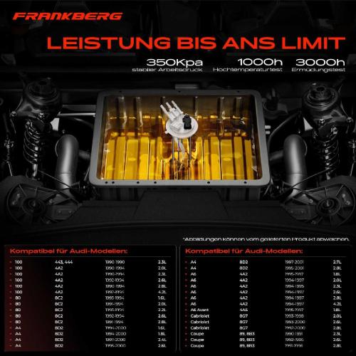 Frankberg 1x Kraftstoffpumpe für Audi 100 Avant 443 444 4A2 445 446 4A5 200 Avant 447 448 80 Avant 8C2 8C5 A4 Bild Frankberg 1x Kraftstoffpumpe für Audi 100 Avant 443 444 4A2 445 446 4A5 200 Avant 447 448 80 Avant 8C2 8C5 A4
