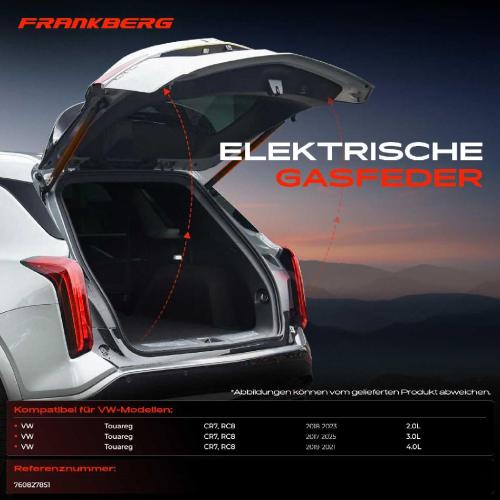 2x Gasfeder Elektrisch Heckklappe Links oder Rechts für VW Touareg CR7 2.0L 3.0L 4.0L 2017-2023 Bild 2x Gasfeder Elektrisch Heckklappe Links oder Rechts für VW Touareg CR7 2.0L 3.0L 4.0L 2017-2023