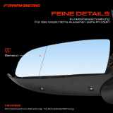 1x Außenspiegel Links für Audi A4 A4 Avant 8E2 8EC 8E5 8ED Electric 2000-2008