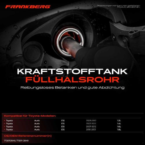 1x Kraftstoffeinfüllrohr Einfüllstutzen für Toyota Auris ADE15 E15 2007-2012 Bild 1x Kraftstoffeinfüllrohr Einfüllstutzen für Toyota Auris ADE15 E15 2007-2012