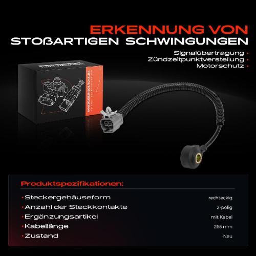 1x Klopfsensor Klopfgeber für Ford Mondeo III 1.8L Mazda 3 5 6 CX-7 2.0L 2.3L Bild 1x Klopfsensor Klopfgeber für Ford Mondeo III 1.8L Mazda 3 5 6 CX-7 2.0L 2.3L