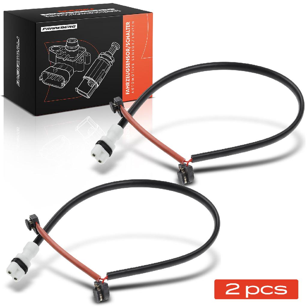 2x Warnkontakt Bremsbelagverschleiß Hinterachse für Porsche 911 Cabriolet Targa 997