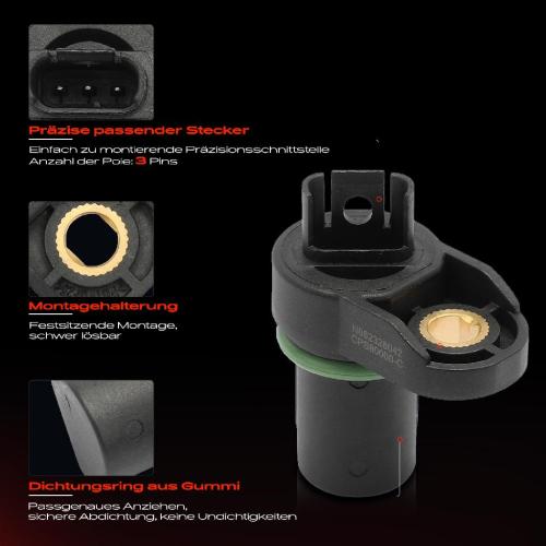 1x Kurbelwellensensor Impulsgeber für BMW 5er E60 F10 F07 F11 E61 6er E63 F12 F13 E65 E70 E71 Bild 1x Kurbelwellensensor Impulsgeber für BMW 5er E60 F10 F07 F11 E61 6er E63 F12 F13 E65 E70 E71