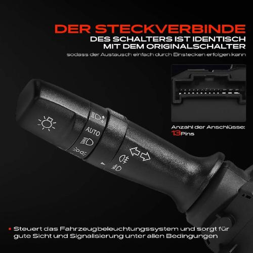 1x Kombischalter Lenkstockschalter für Hyundai i30 GDE GD iX35 EL KIA Cee'D JD Bild 1x Kombischalter Lenkstockschalter für Hyundai i30 GDE GD iX35 EL KIA Cee'D JD