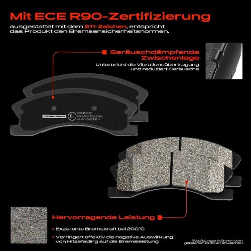 4x Bremsbeläge Vorderachse für Jeep Grand Cherokee II WG WJ 2.7L 4.0L 4.7L 1999-2005 Bild 4x Bremsbeläge Vorderachse für Jeep Grand Cherokee II WG WJ 2.7L 4.0L 4.7L 1999-2005