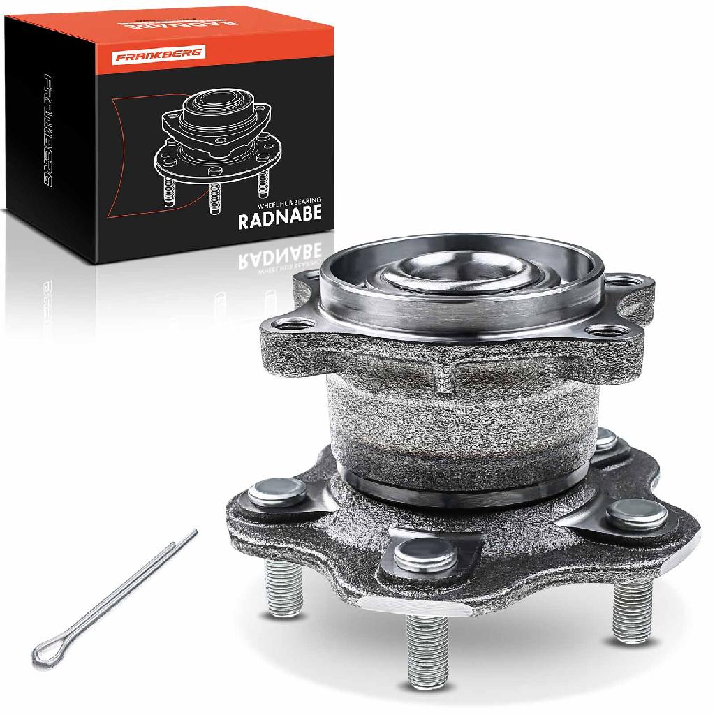 Frankberg 1x Radnabe Radlagersatz Hinterachse beidseitig für Nissan Juke Qashqai I X-Trail Renault Koleos II