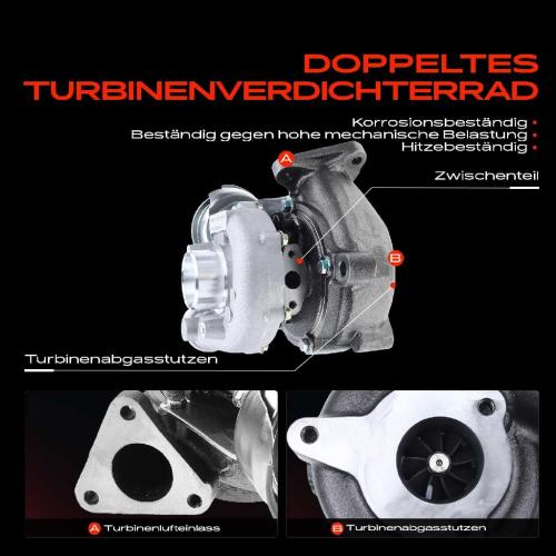 1x Abgasturbolader für VW Golf Polo Passat Audi A4 Seat Cordoba Vario Ibiza II Inca Leon Toledo II Skoda Bild 1x Abgasturbolader für VW Golf Polo Passat Audi A4 Seat Cordoba Vario Ibiza II Inca Leon Toledo II Skoda