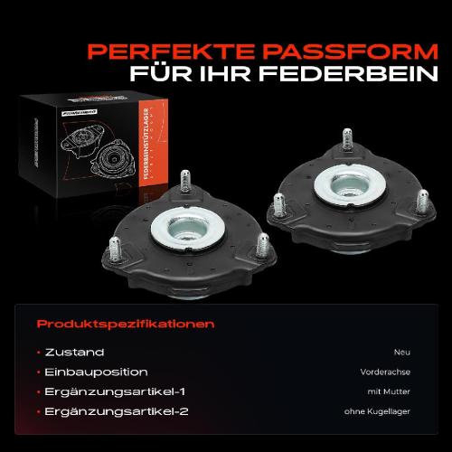 2x Domlager Federbeinstütz lager für KIA Sorento III UM 2.2L 3.3L Bild 2x Domlager Federbeinstütz lager für KIA Sorento III UM 2.2L 3.3L