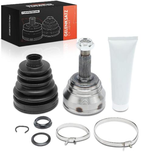 Frankberg 1x Antriebswelle Gelenksatz Vorderachse für VW Polo 6N 9N Lupo 6X Seat Arosa 6H 1.4L 1.6L Bild Frankberg 1x Antriebswelle Gelenksatz Vorderachse für VW Polo 6N 9N Lupo 6X Seat Arosa 6H 1.4L 1.6L