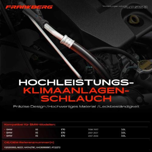 1x Niederdruckleitung Klimaanlage für BMW X5 E70 3.0L 2006-2008 Bild 1x Niederdruckleitung Klimaanlage für BMW X5 E70 3.0L 2006-2008