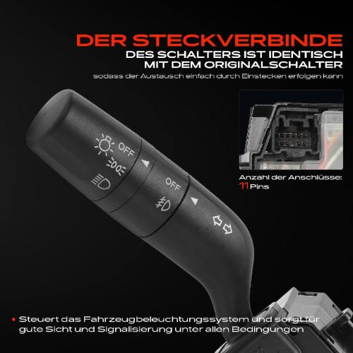 1x Kombischalter Lenkstockschalter für Mazda 3 BL 3 Stufenheck BL 2008-2014 Bild 1x Kombischalter Lenkstockschalter für Mazda 3 BL 3 Stufenheck BL 2008-2014
