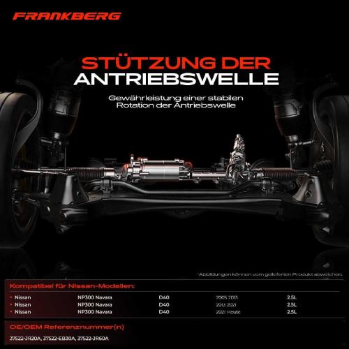 1x Lagerung Gelenkwelle Kardanwellenlager für Nissan NP300 Navara D40 2.5L Bild 1x Lagerung Gelenkwelle Kardanwellenlager für Nissan NP300 Navara D40 2.5L