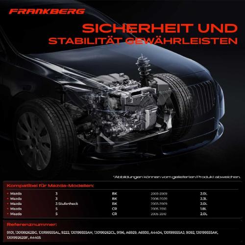 1x Motorlager Getriebelagerlager Hinten Links für Mazda 3 BK 5 CR19 2.0L 2.3L Bild 1x Motorlager Getriebelagerlager Hinten Links für Mazda 3 BK 5 CR19 2.0L 2.3L