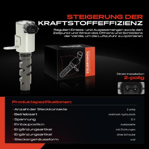 1x Steuerventil Nockenwellenverstellung für Mitsubishi Lancer VIII CYA Outlander II Bild 1x Steuerventil Nockenwellenverstellung für Mitsubishi Lancer VIII CYA Outlander II