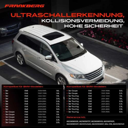 4x Parksensor PDC Sensor Hinten für BMW 3er Cabriolet Touring E46 2001-2007 Bild 4x Parksensor PDC Sensor Hinten für BMW 3er Cabriolet Touring E46 2001-2007