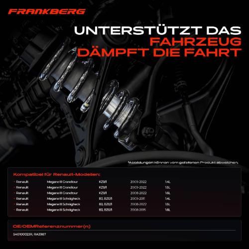 2x Fahrwerksfeder Vorderachse für Renault Megane III KZ0/1 B3 BZ0/1 Bj ab 2008 Bild 2x Fahrwerksfeder Vorderachse für Renault Megane III KZ0/1 B3 BZ0/1 Bj ab 2008