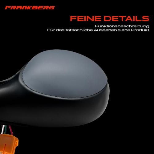 1x Außenspiegel Links für Peugeot 206 CC 2D 1.6L 2.0L 2000-2008 Bild 1x Außenspiegel Links für Peugeot 206 CC 2D 1.6L 2.0L 2000-2008