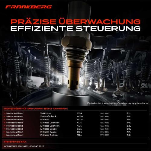 1x Lambdasonde Regelsonde Vor Katalysator für Mercedes-Benz W124 A124 C124 S124 200 220 Bild 1x Lambdasonde Regelsonde Vor Katalysator für Mercedes-Benz W124 A124 C124 S124 200 220