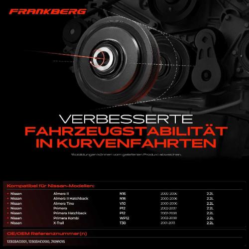 1x Riemenscheibe Kurbelwelle für Nissan X-Trail T30 2.2L Di Almera II N16 2.2L Bild 1x Riemenscheibe Kurbelwelle für Nissan X-Trail T30 2.2L Di Almera II N16 2.2L