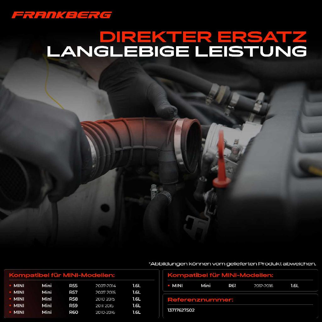 1x Ansaugschlauch, Luftfilter für MINI Mini R55 R61 R57 R60 2007-2016