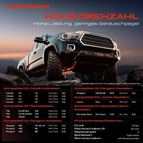 1x Servopumpe hydraulisch für Citroën C5 C8 Peugeot Boxer 306 406 Fiat Lancia Bild 1x Servopumpe hydraulisch für Citroën C5 C8 Peugeot Boxer 306 406 Fiat Lancia